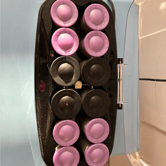 Conair Hair Roller Set with Purple and Black Rollers - Picture 2 of 4